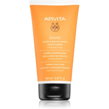Apivita Shine Revitalizing Conditioner balsam revitalizant pentru strălucirea părului slab - imagine 2